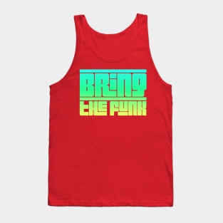 Bring the Funk 70s Groovy Typography Design Tank Top